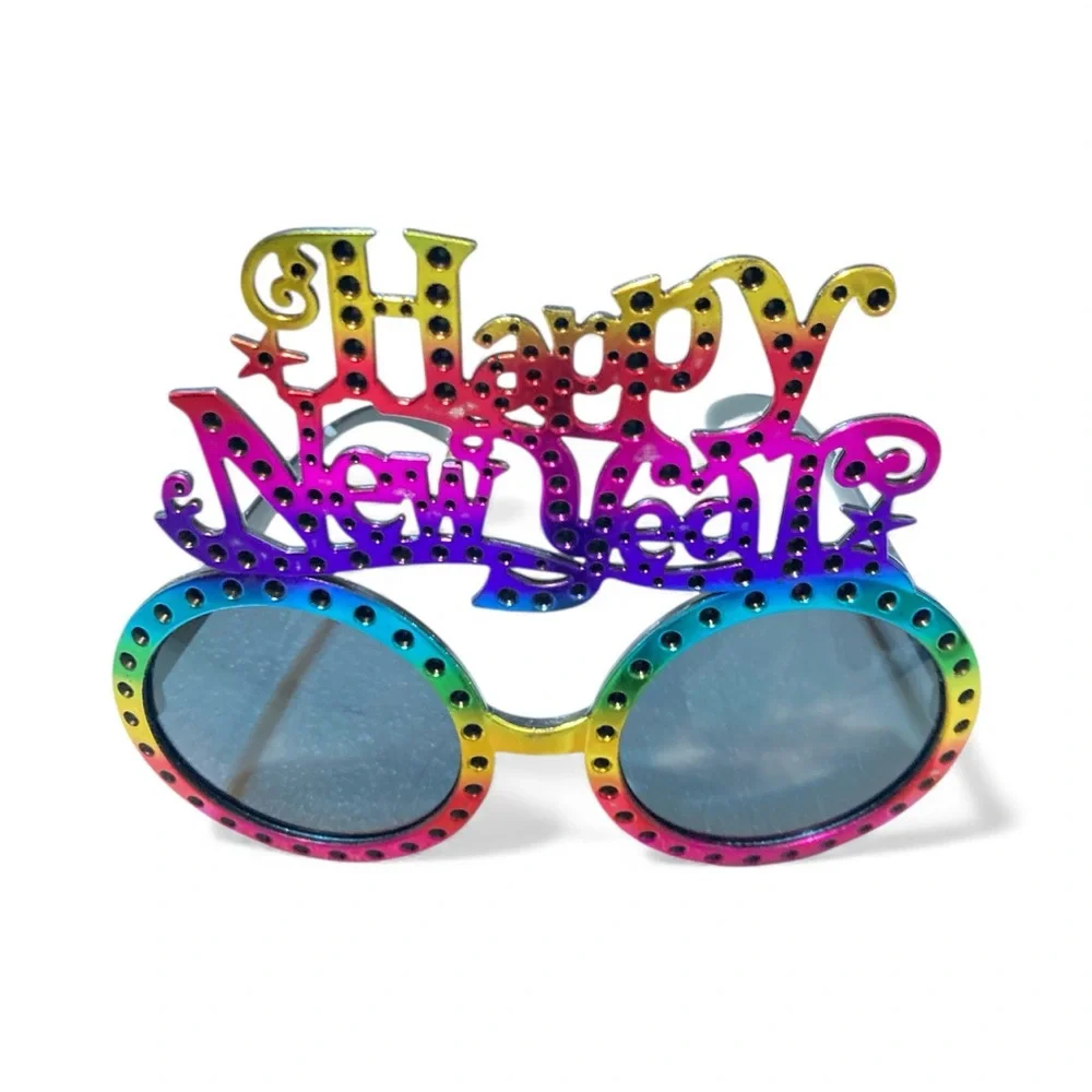 15 Happy New Year Assorted Colors Party Glasses